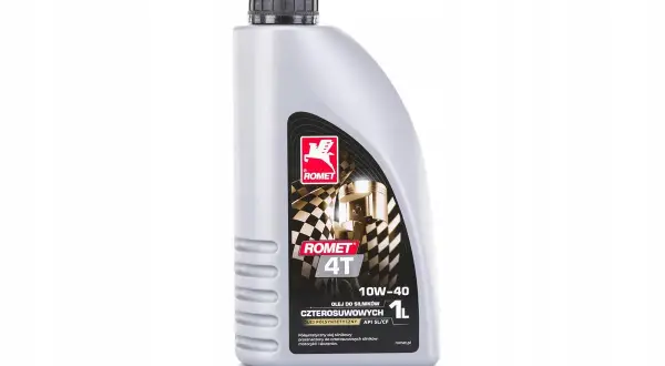 Olej Rometa 4T 10W-40, idealny do quada 125. Półsyntetyczny, do silników czterosuwowych, 1 litr.