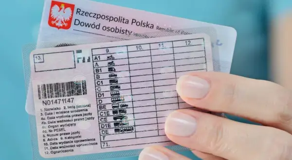Polskie prawo jazdy i dowód osobisty. Kierowca z 24 punktami karnymi wciąż może jeździć, ale musi uważać.